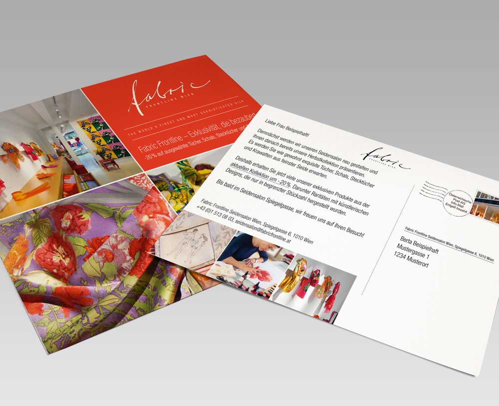 Fabric Frontline: Postkarten-Mailing